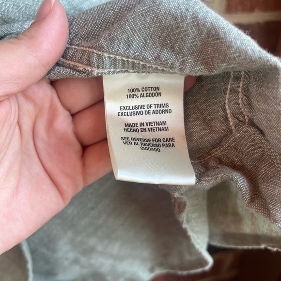 Woolrich Men’s Cotton Casual Button Down Size XXL - Picture 6 of 7